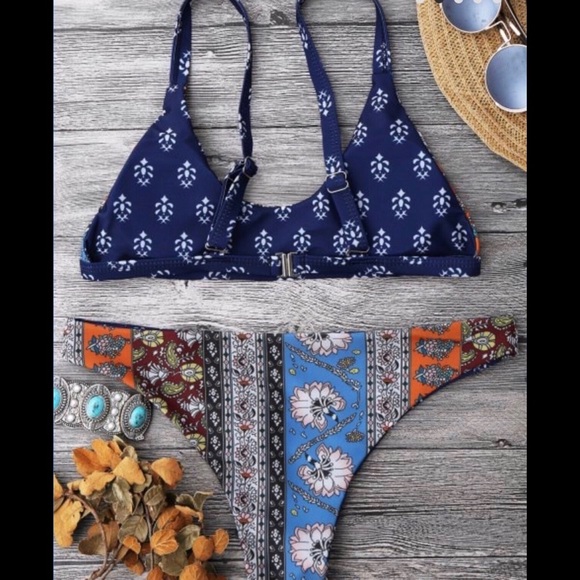 *SOLD* Multicolor Bikini - Picture 2 of 8